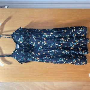 NWT Black w flowers dress